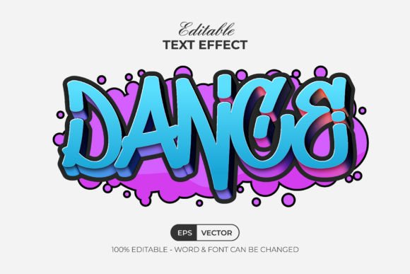 Dance Graffiti Text Effect Style: A Practical Evaluation for Designers
