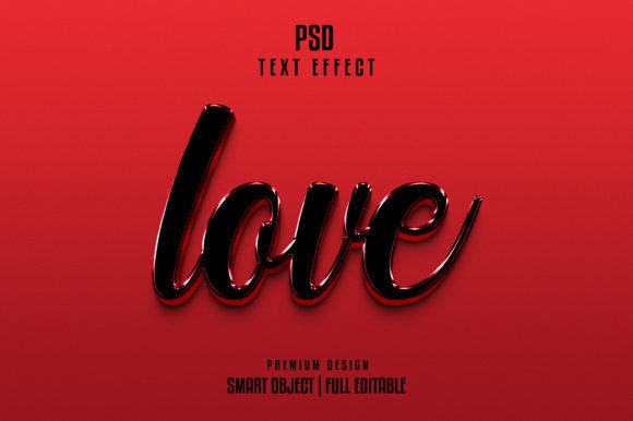 Elevating Visual Storytelling with the Love 3d Text Effect and Editable PSD Templates