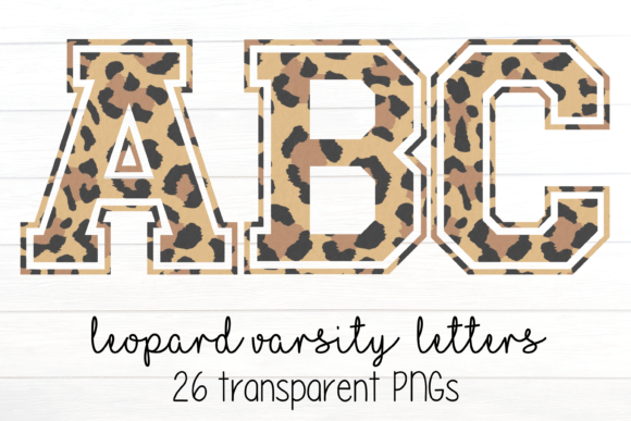 Leopard Varsity Letter Font Alphabet PNG: A Practical Evaluation