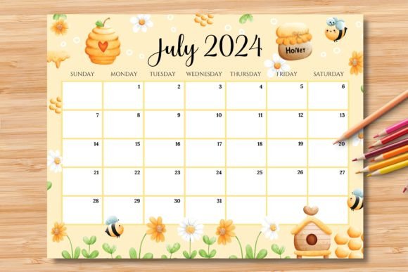 Master Your Schedule with the Editable Fillable July 2024 Calendar