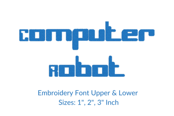 Mastering the Computer Robot Font Embroidery Design for Modern Textile Art