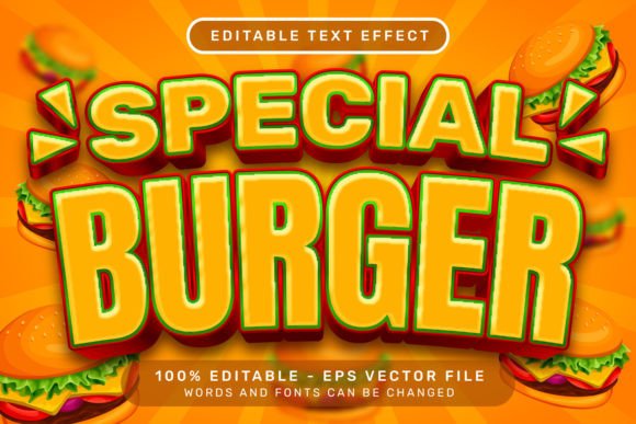 Mastering the Special Burger Text Effect for Dynamic Graphic Design