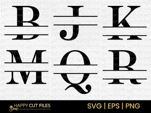 Monogram Split Font Alphabet a-Z Svg: A Versatile Tool for Modern Crafters