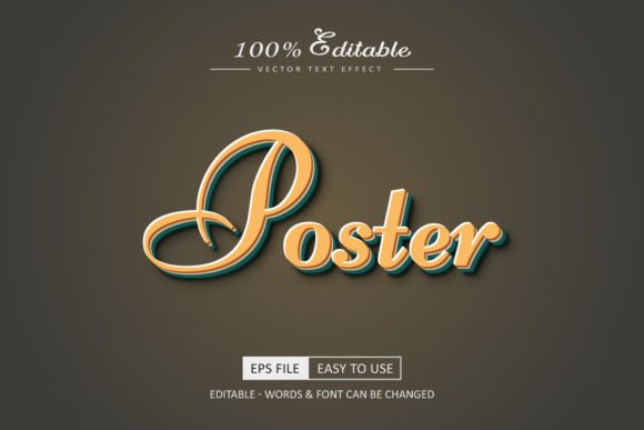 Poster Text Effect Editable Font Style: A Practical Evaluation