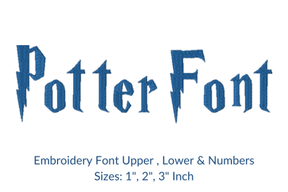 Potter Font Embroidery Design: A Versatile Tool for Personalized Stitching