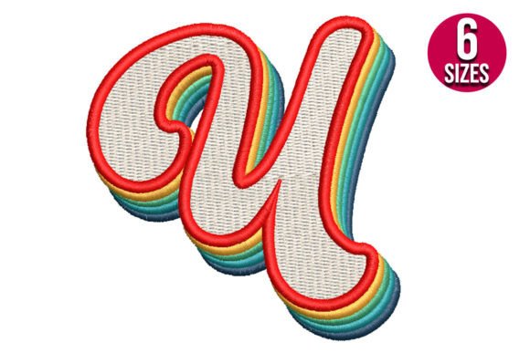 Retro Alphabet Letter U: A Guide to Stylish Vintage Embroidery