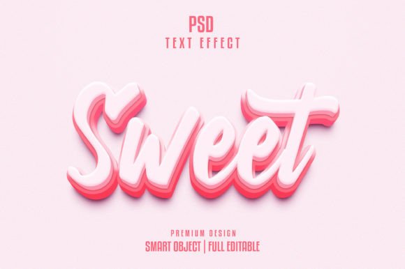Sweet 3d Text Effect: Quick & Easy Design