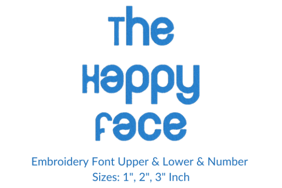 The Happy Face Smile Font: Adding Joy to Your Embroidery Projects