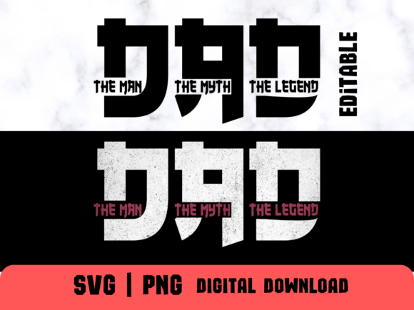 The Man the Myth the Legend SVG PNG Design