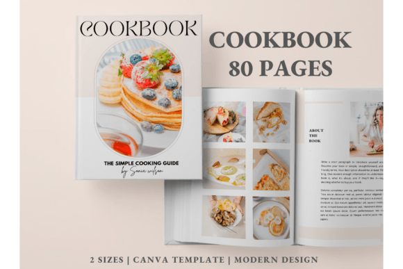 Transform Your Culinary Memories with a Modern Cookbook Template Recipe Book Canva