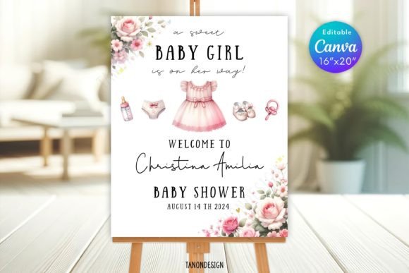 Transforming Moments: The Strategic Value of the Baby Shower Welcome Sign L Baby Girl Template