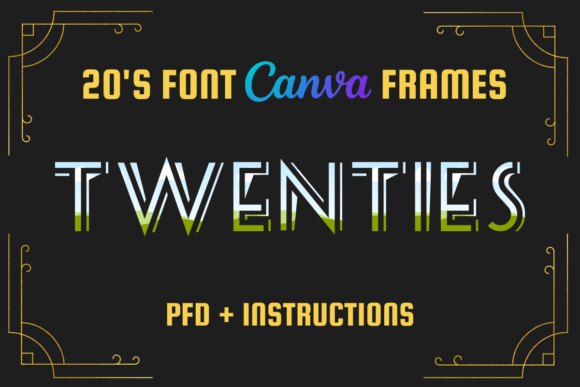 Unlocking Creative Potential with 20 s Font Canva Frames Alphabet Letters